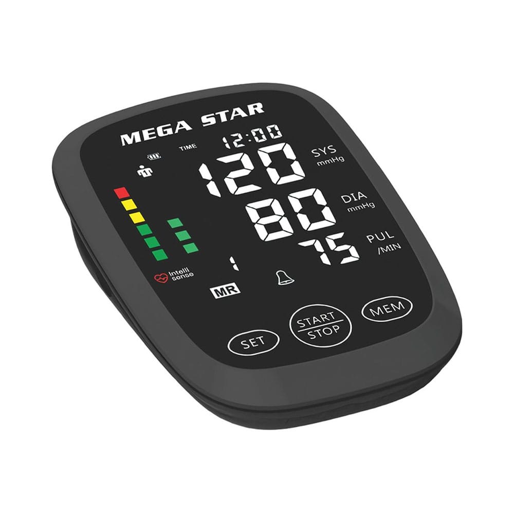 Medidor De Presión Digital Mega Star HT568 Para Brazo - Negro.