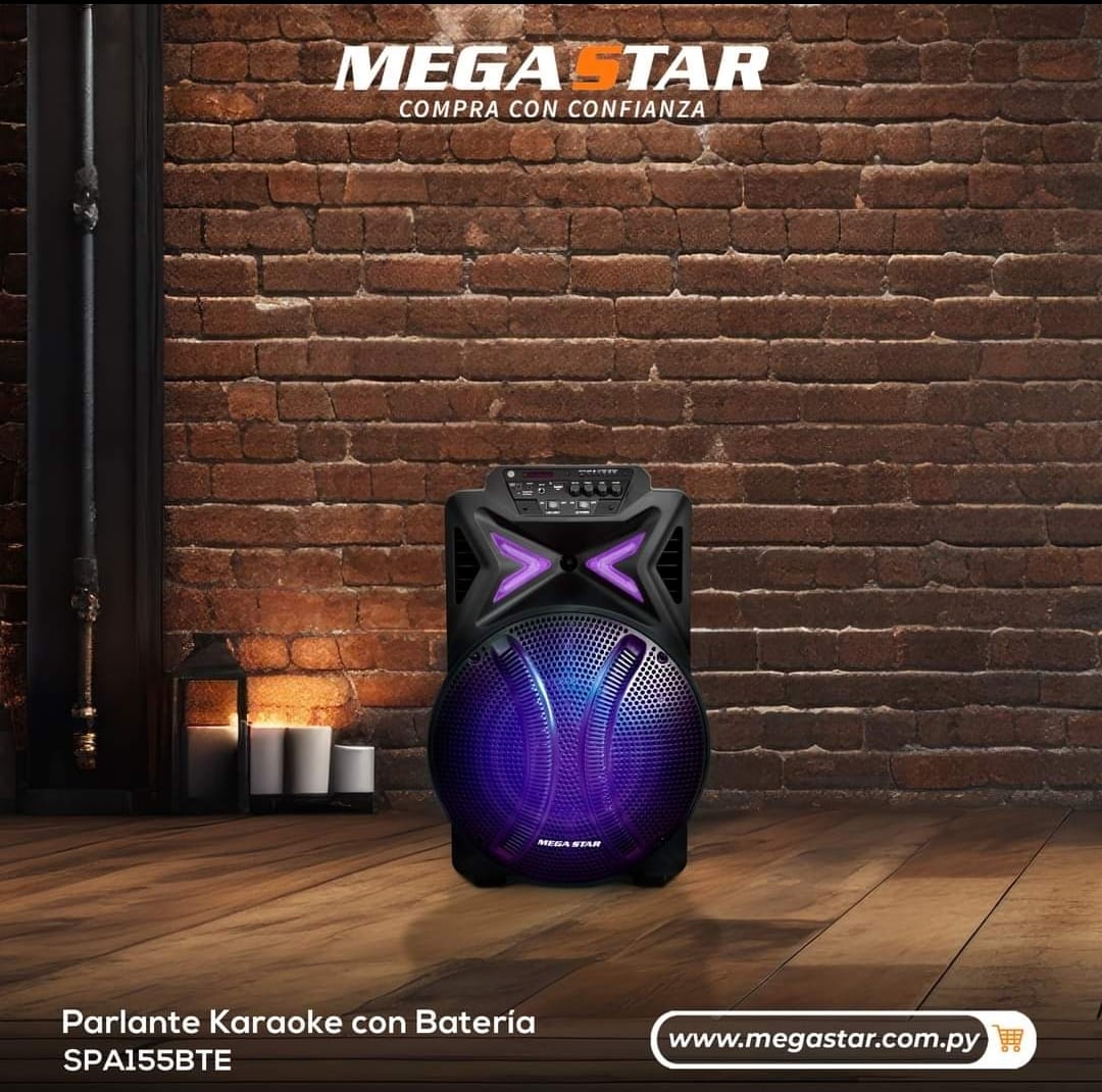 Parlante MegaStar para karaoke