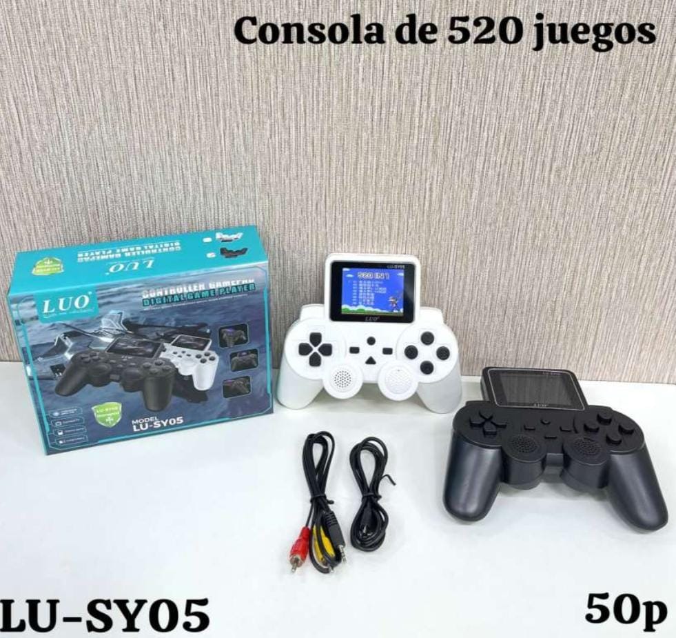 CONSOLA DE 520 JUEGOS LUO LU-SY05.