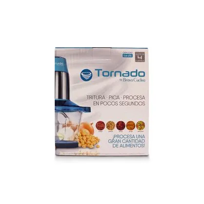 Tornado Brava Cucina picador 4 cuchillas