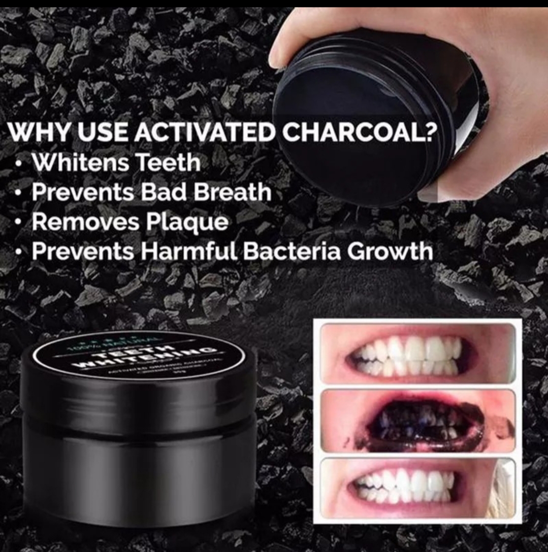 POLVO DE CARBON BLANQUEADOR DENTAL
