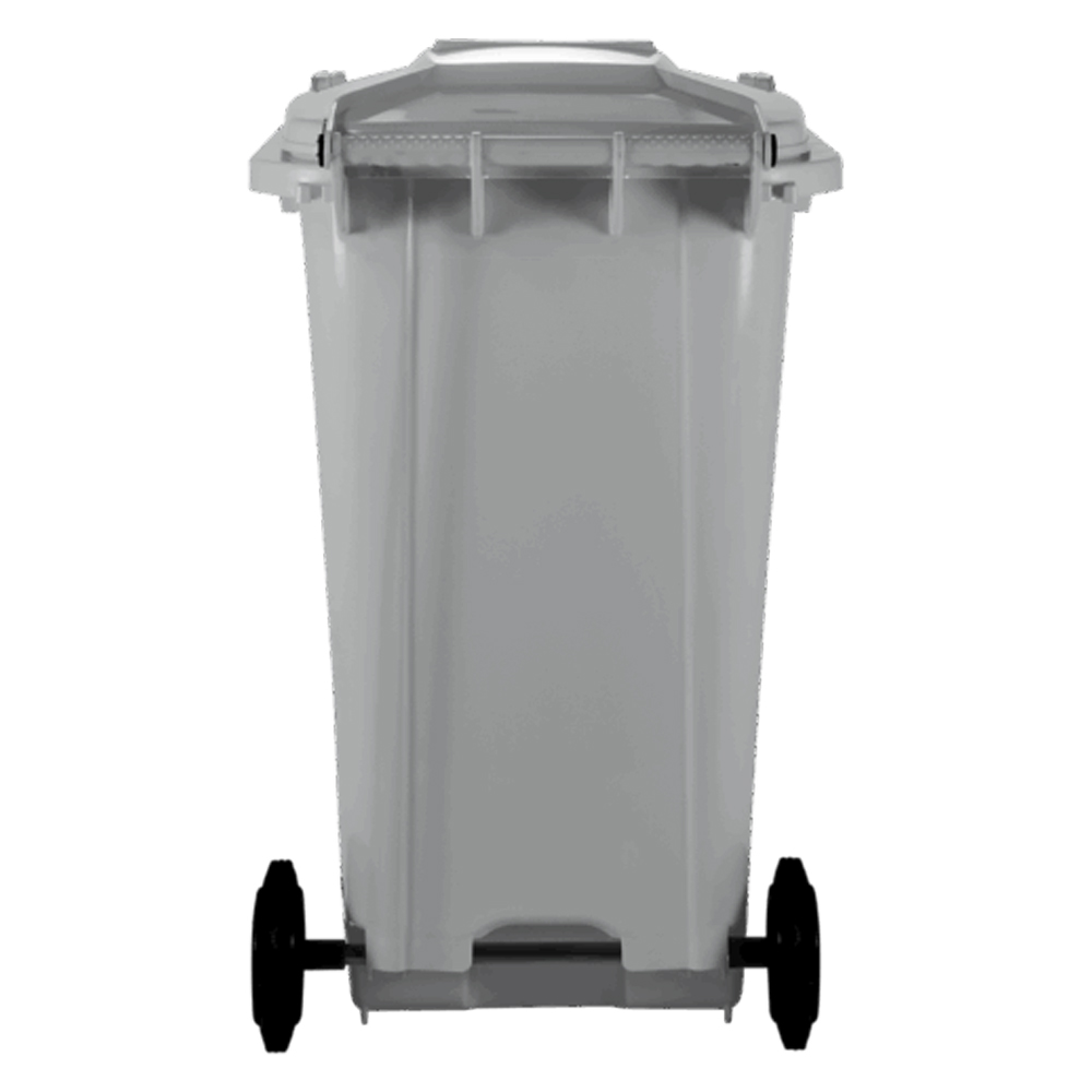 Basurero con ruedas 240L Gris 39838