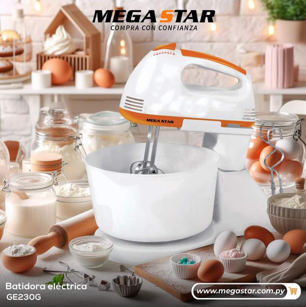 Batidora Mega Star Con Bowl