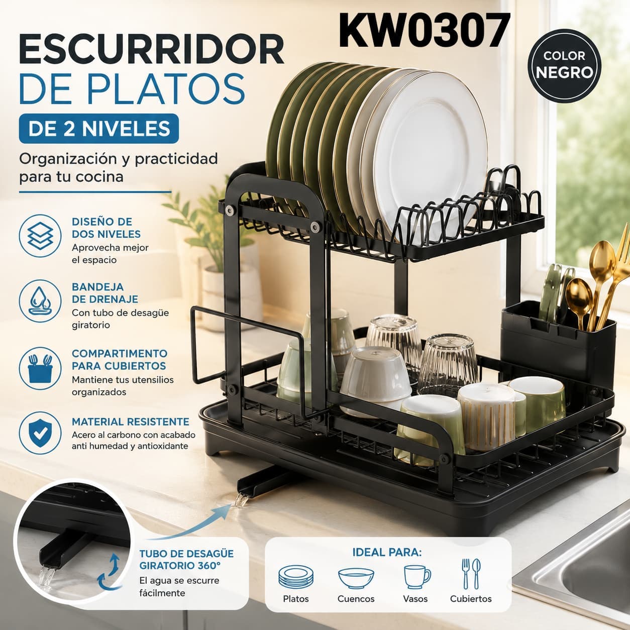 Escurridor de Platos