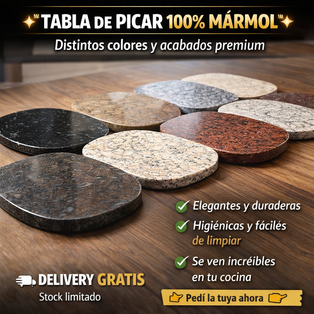 TABLA DE PICAR DE MARMOL