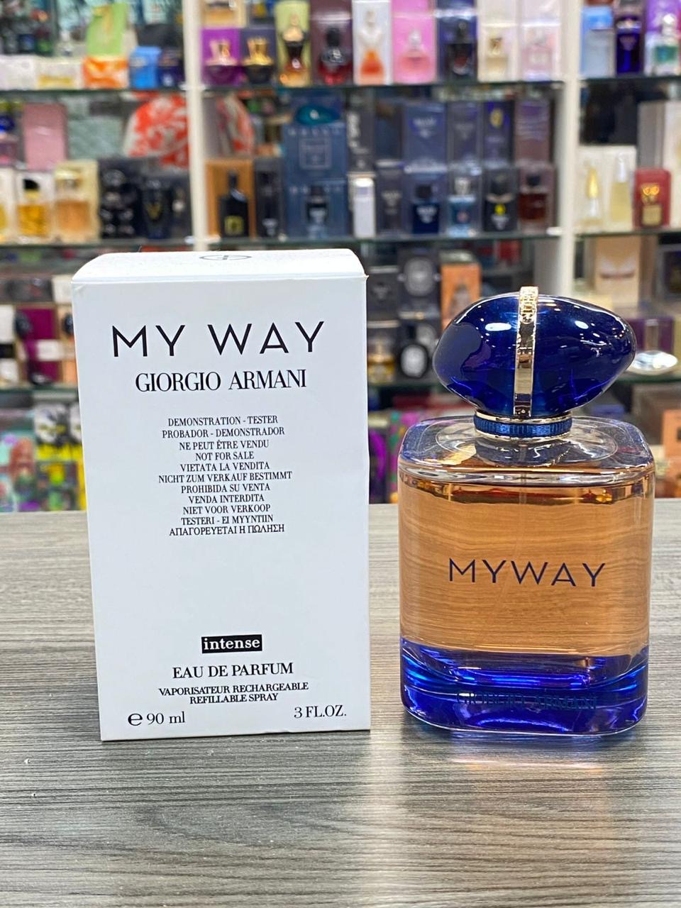 armani my way intense tester