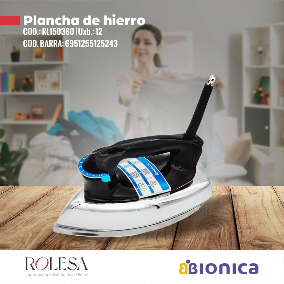 Plancha BIONICA acero inox